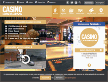Tablet Screenshot of casino-lyon.com